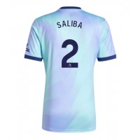 Camiseta Arsenal William Saliba #2 Tercera Equipación 2024-25 manga corta